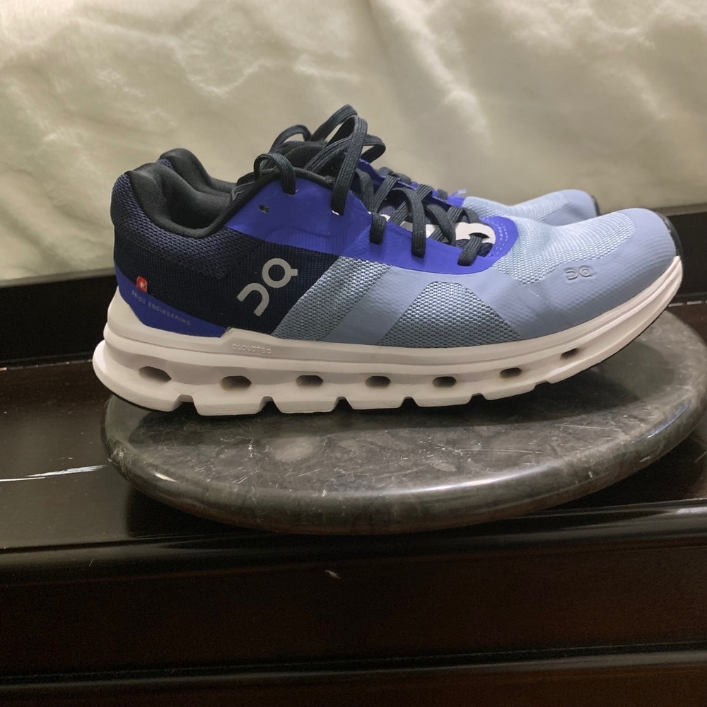 On Cloudgo Running Shoes Womens 7.5 Blue Navy CloudTec Active Sneakers 49.99018 - Picture 2 of 9